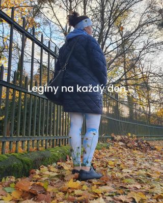 Legíny na každý den. 𝐌𝐨𝐭𝐢𝐯 𝐇𝐞𝐫̌𝐦𝐚́𝐧𝐞𝐤 🌼 Pohodlné na běžné nošení, s reflexním prvkem pro lepší viditelnost a snadno...